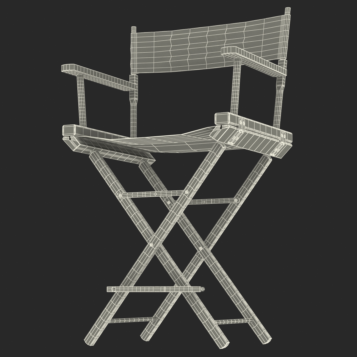 3D Director Chair 2