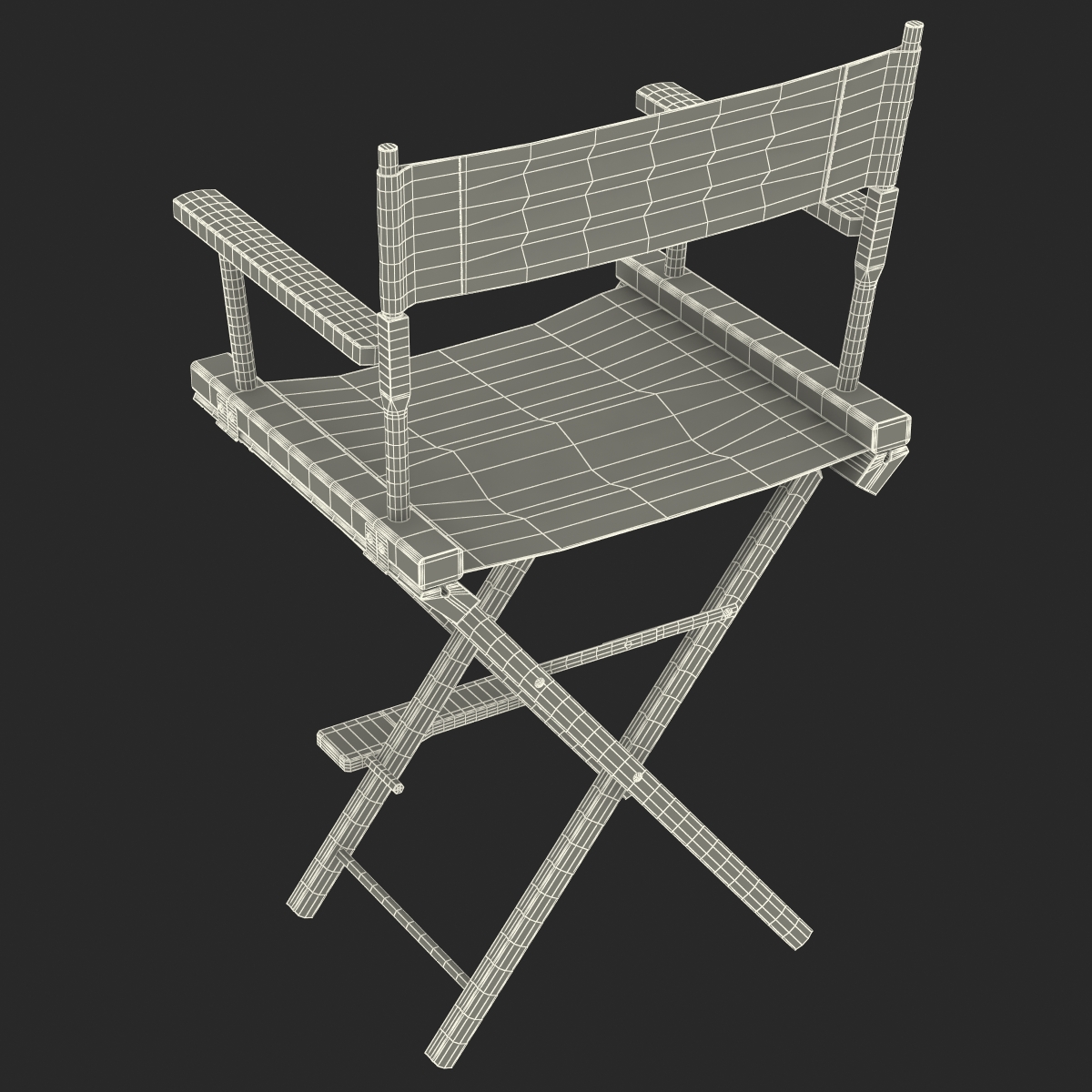 3D Director Chair 2