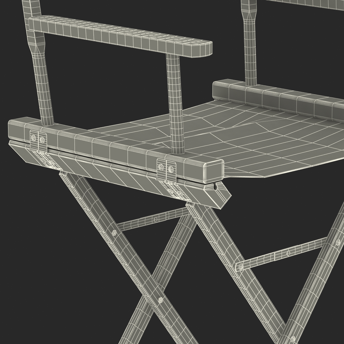 3D Director Chair 2