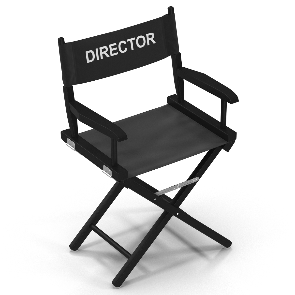 3D model Director Chair Black