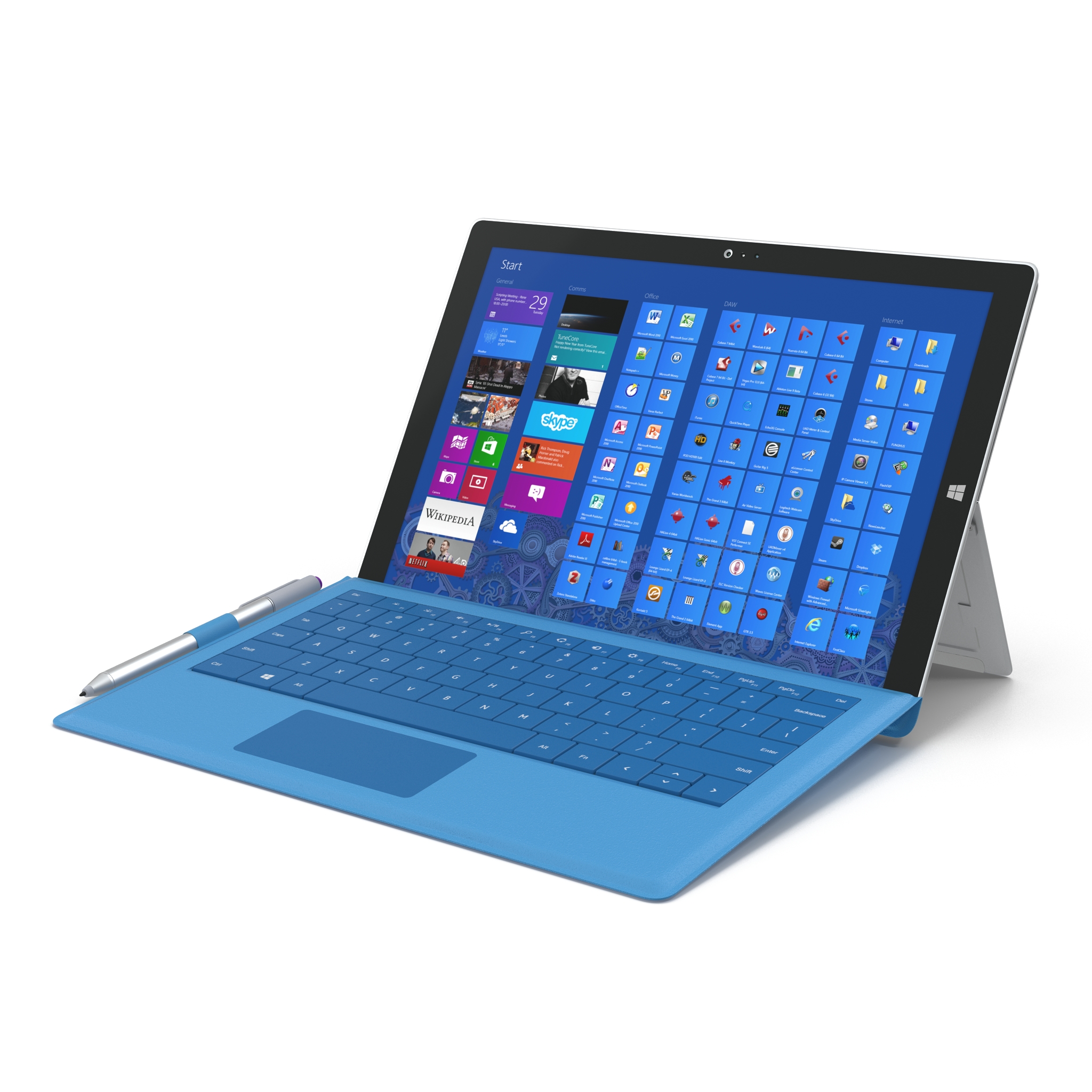 3D Microsoft Surface Pro 3 model