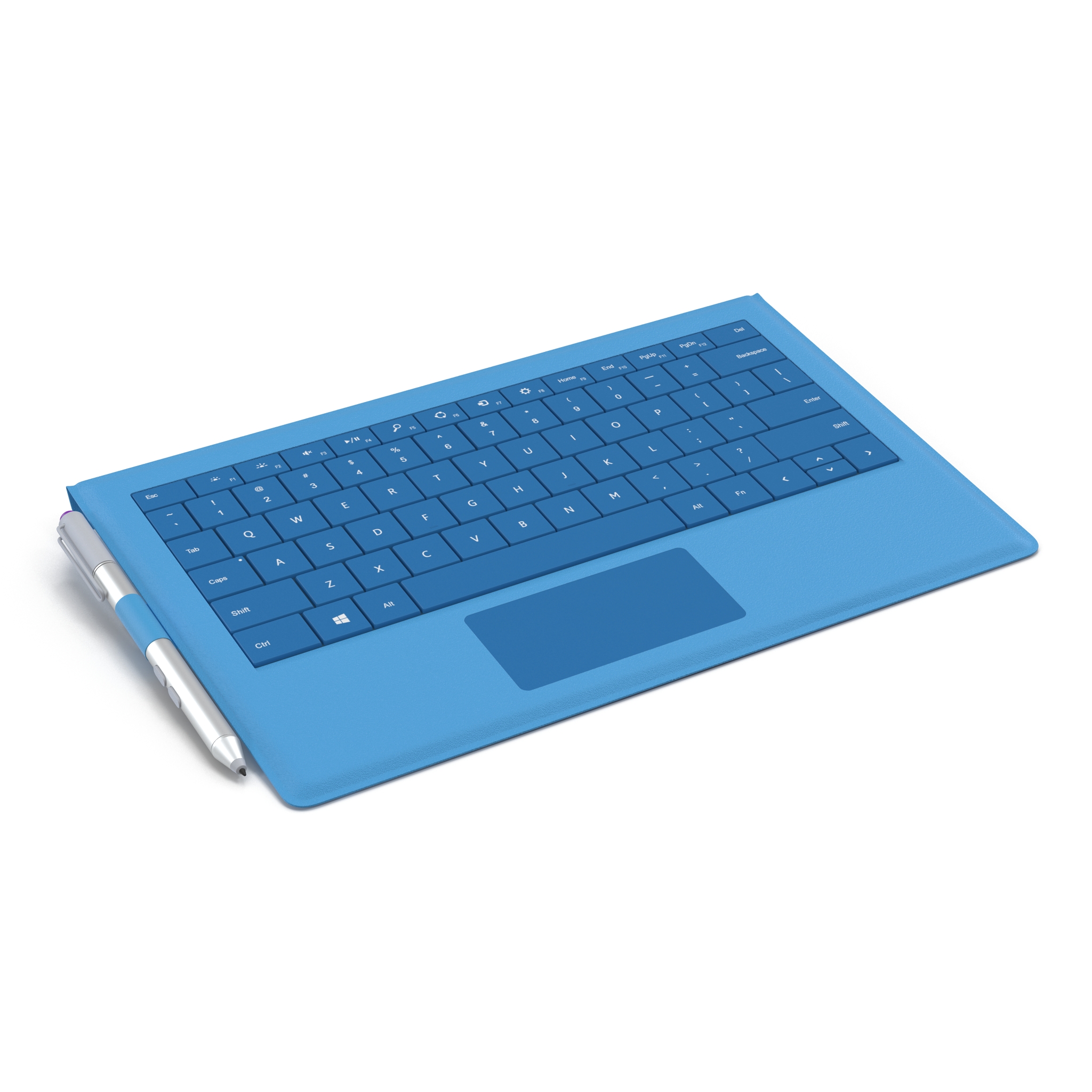 Microsoft Surface Pro 3 Keyboard 3D