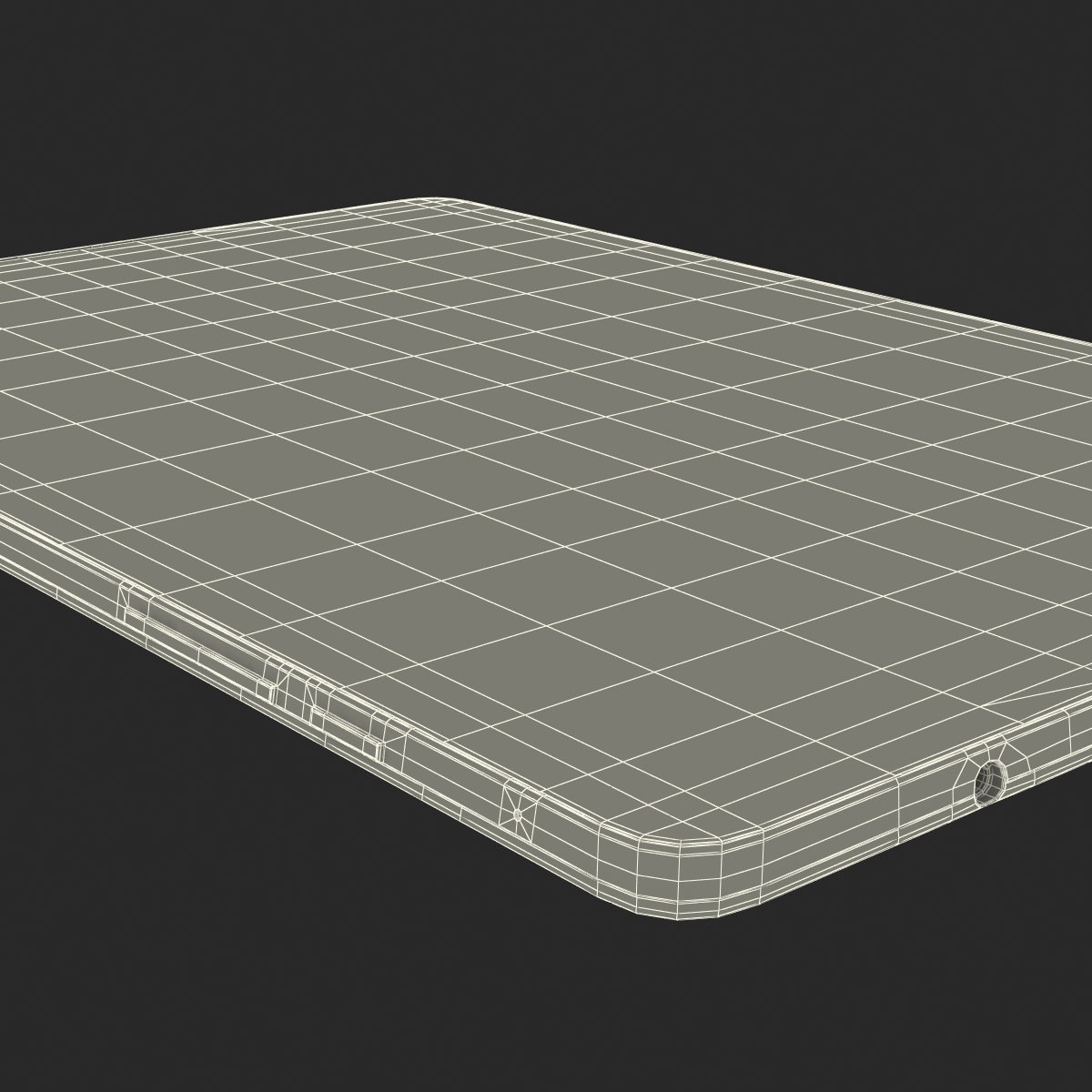 Google Nexus 9 Gray 3D model