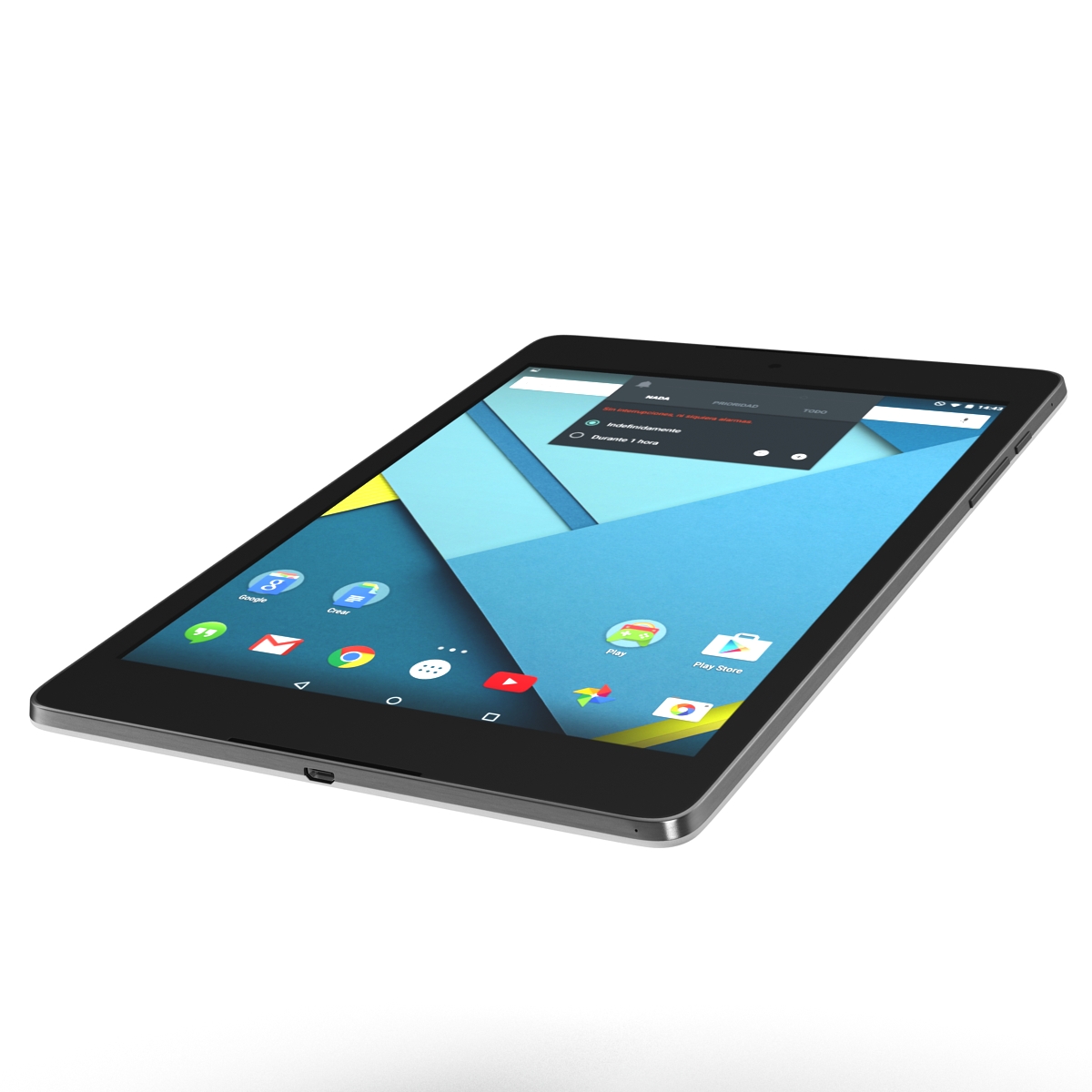 3D model Google Nexus 9 White