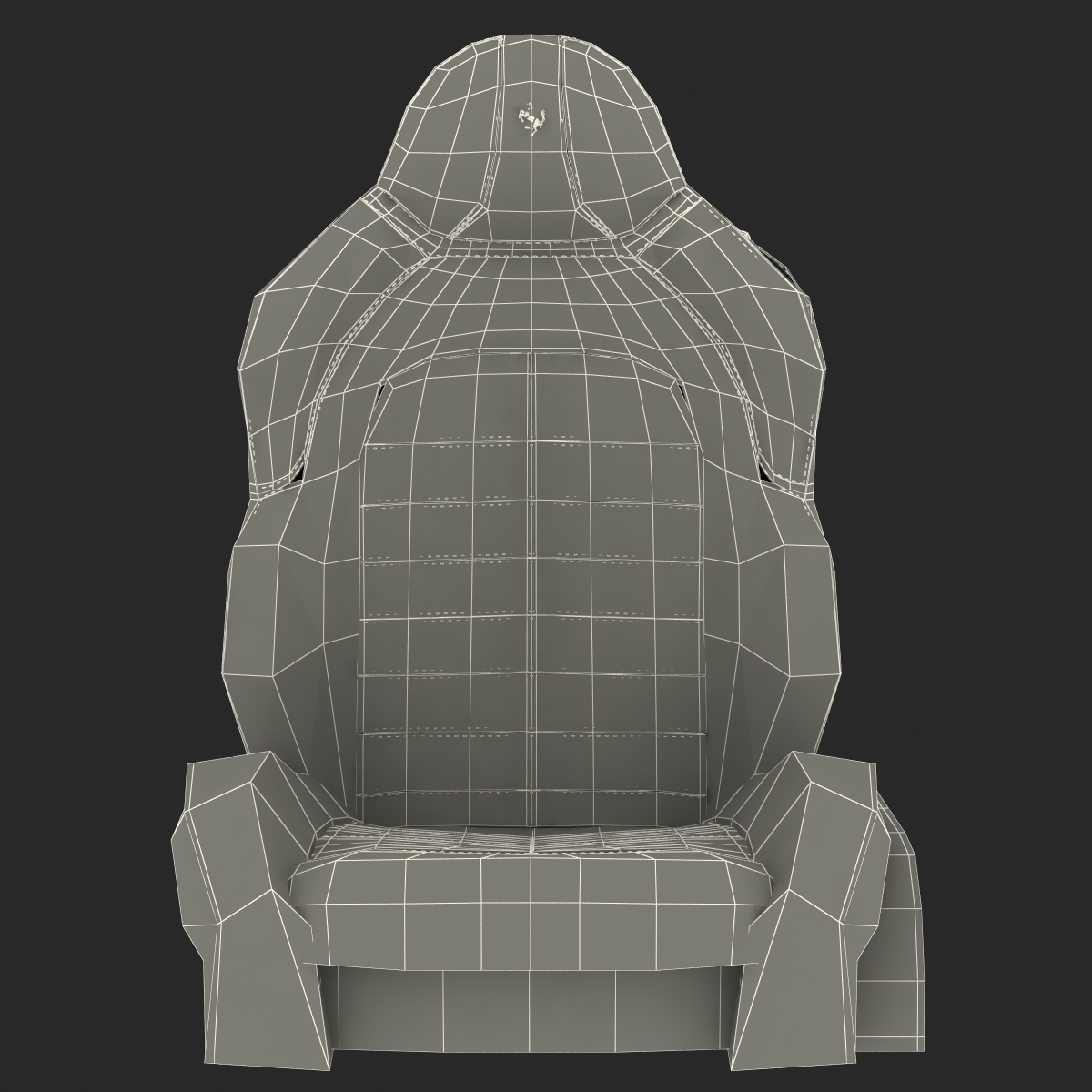 3D Ferrari Front Seat model