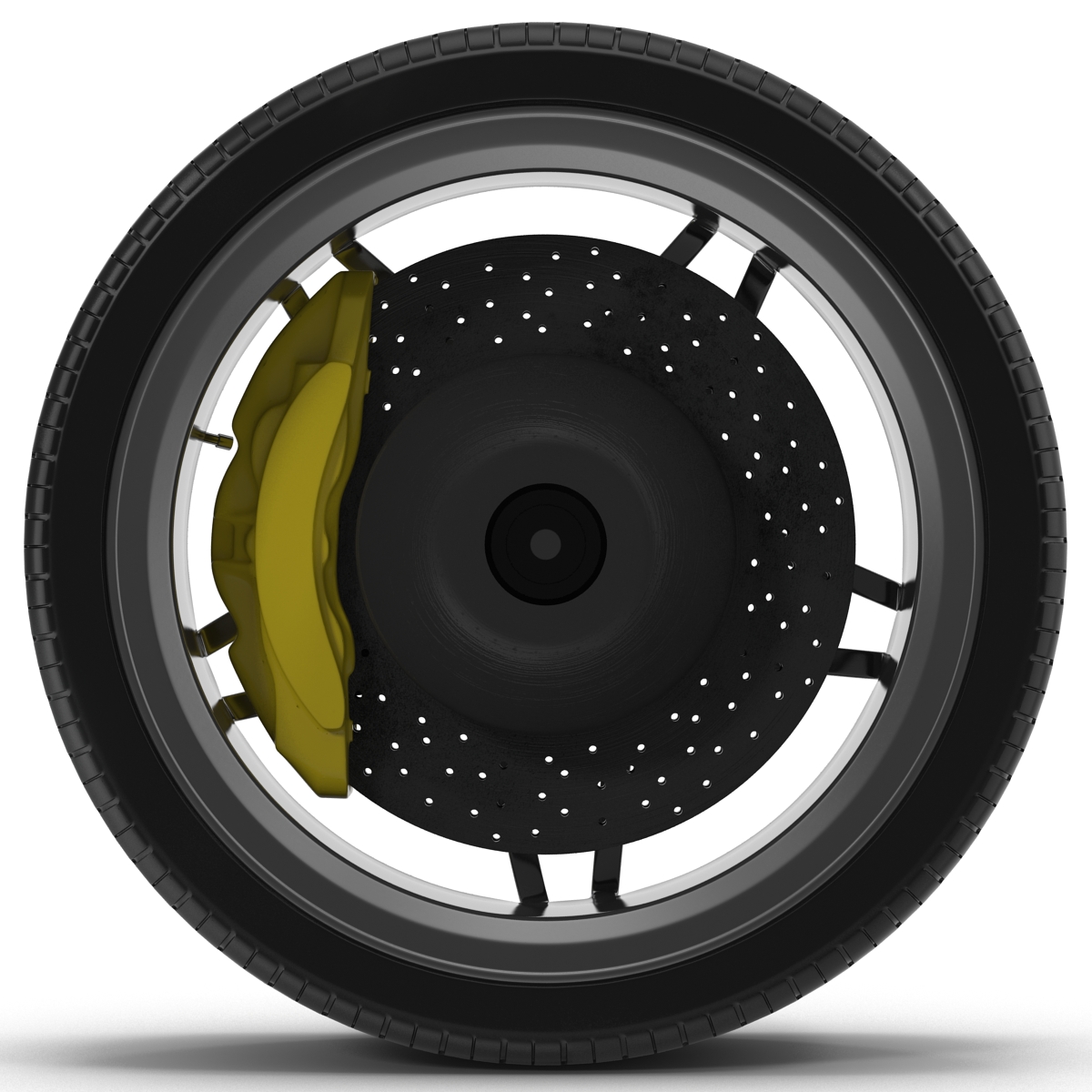 3D Ferrari Wheel model