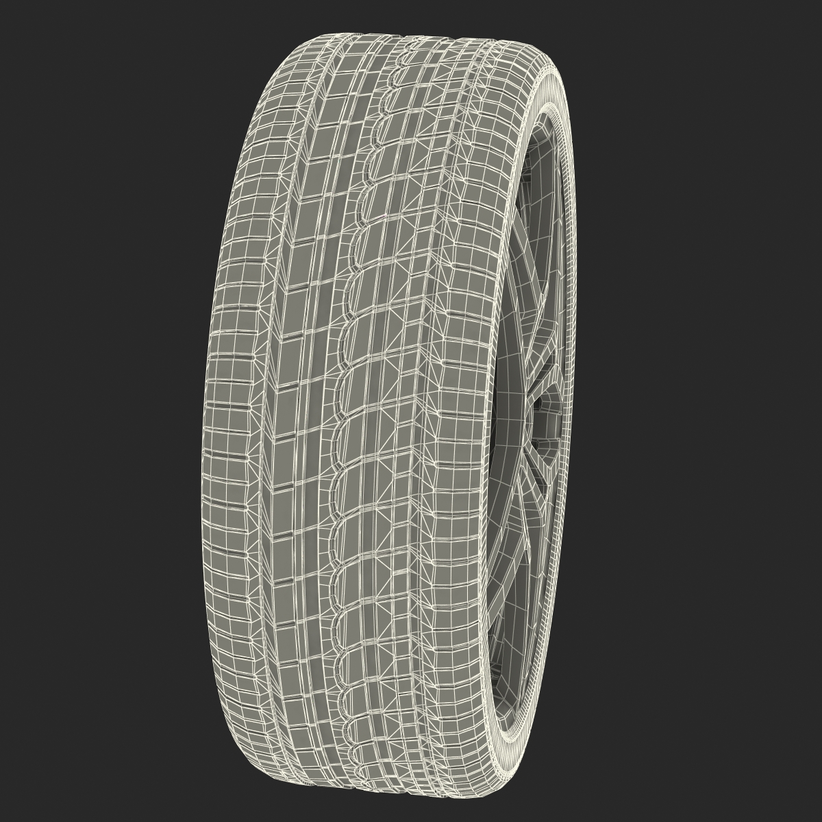 3D Ferrari Wheel model