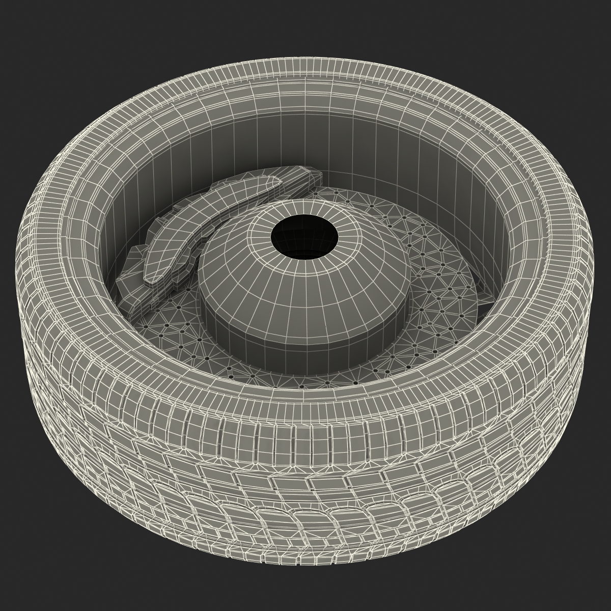 3D Ferrari Wheel model