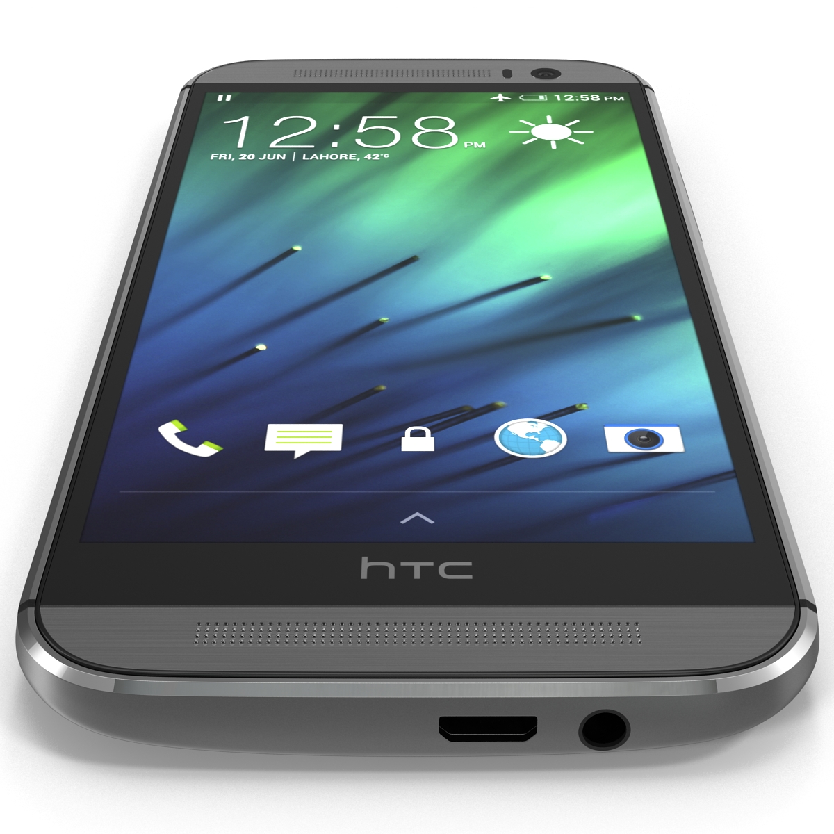 3D HTC One M8 Black