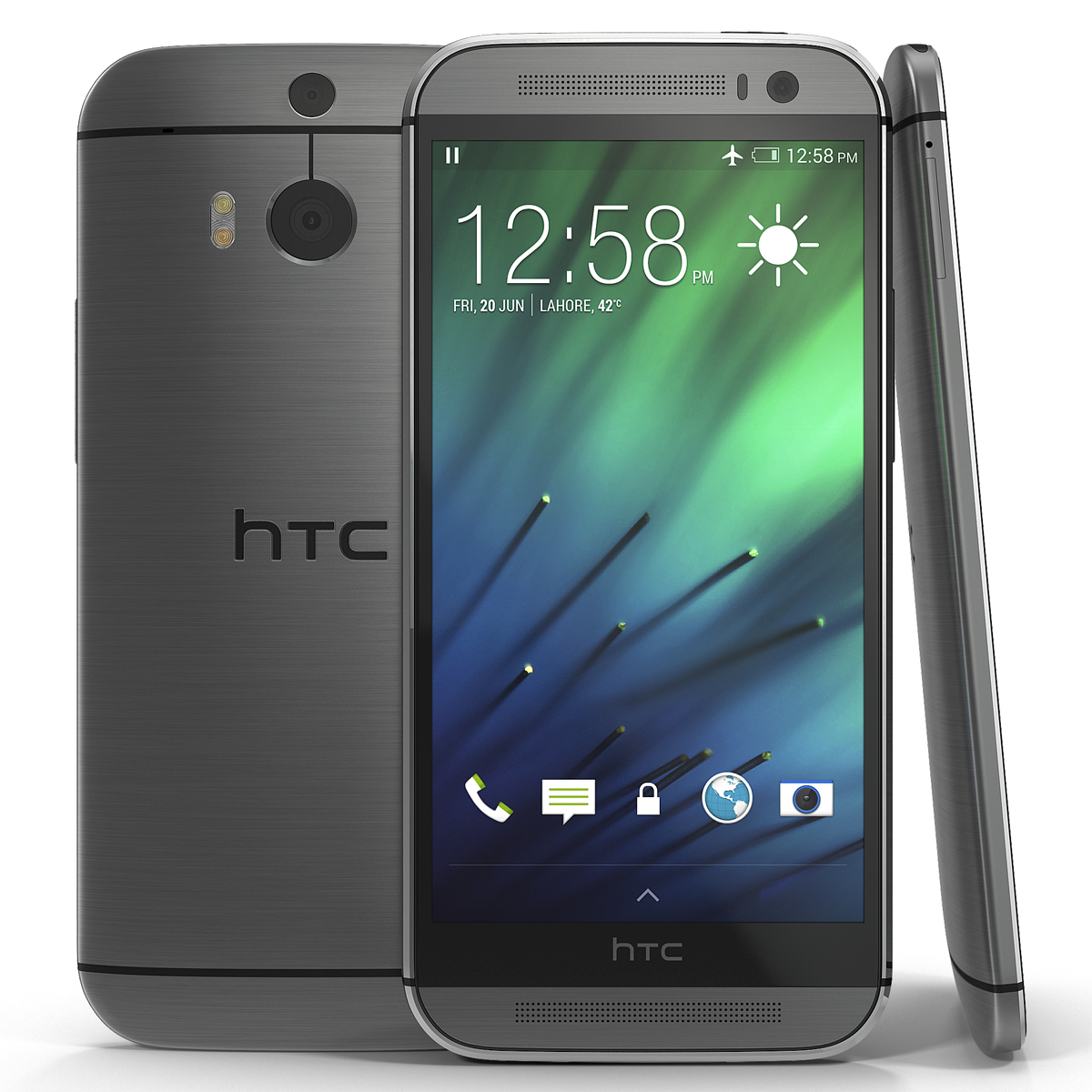 3D HTC One M8 Black