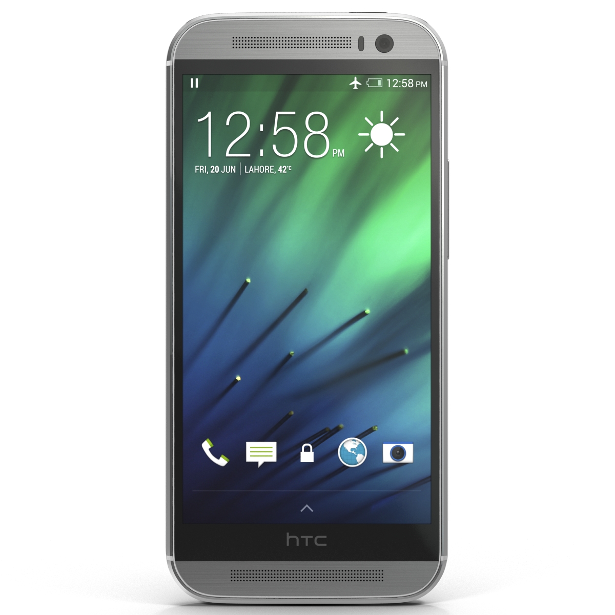 3D HTC One M8 White