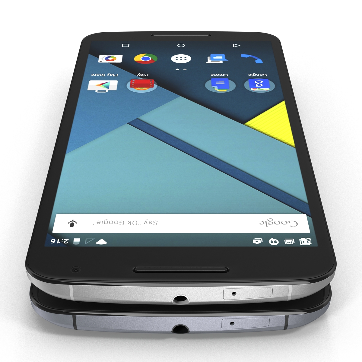 3D Google Nexus 6 Set model