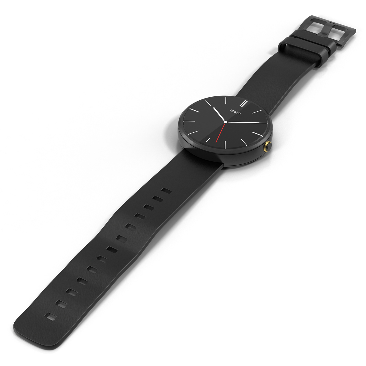 Smartwatch Moto 360 Set Black 3D model