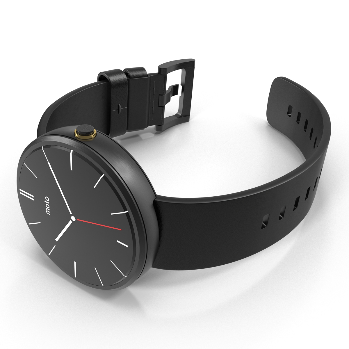 Smartwatch Moto 360 Set Black 3D model