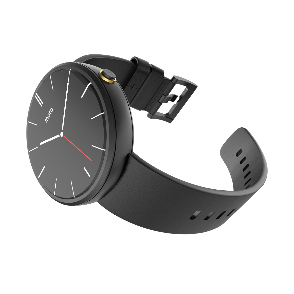 Smartwatch Moto 360 Set Black 3D model