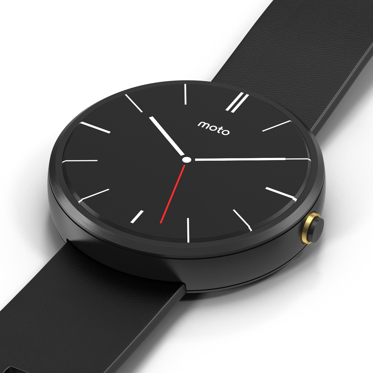 Smartwatch Moto 360 Set Black 3D model