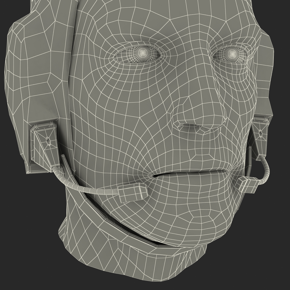 Astronaut Head 3D model