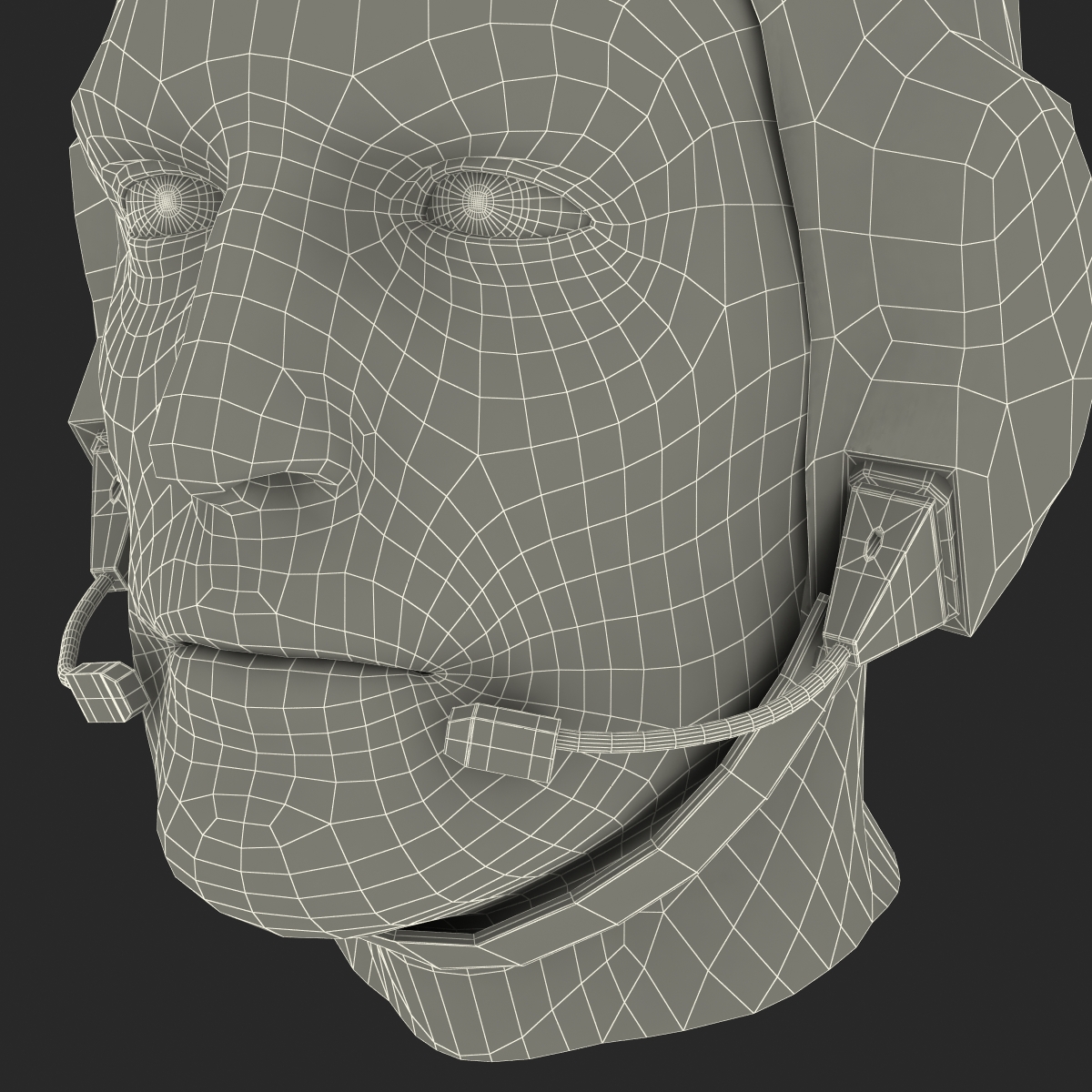 Astronaut Head 3D model