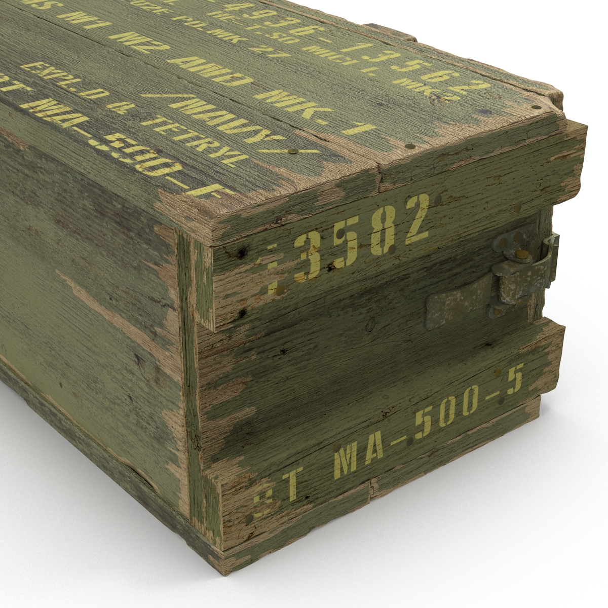 3D Ammo Crate Green