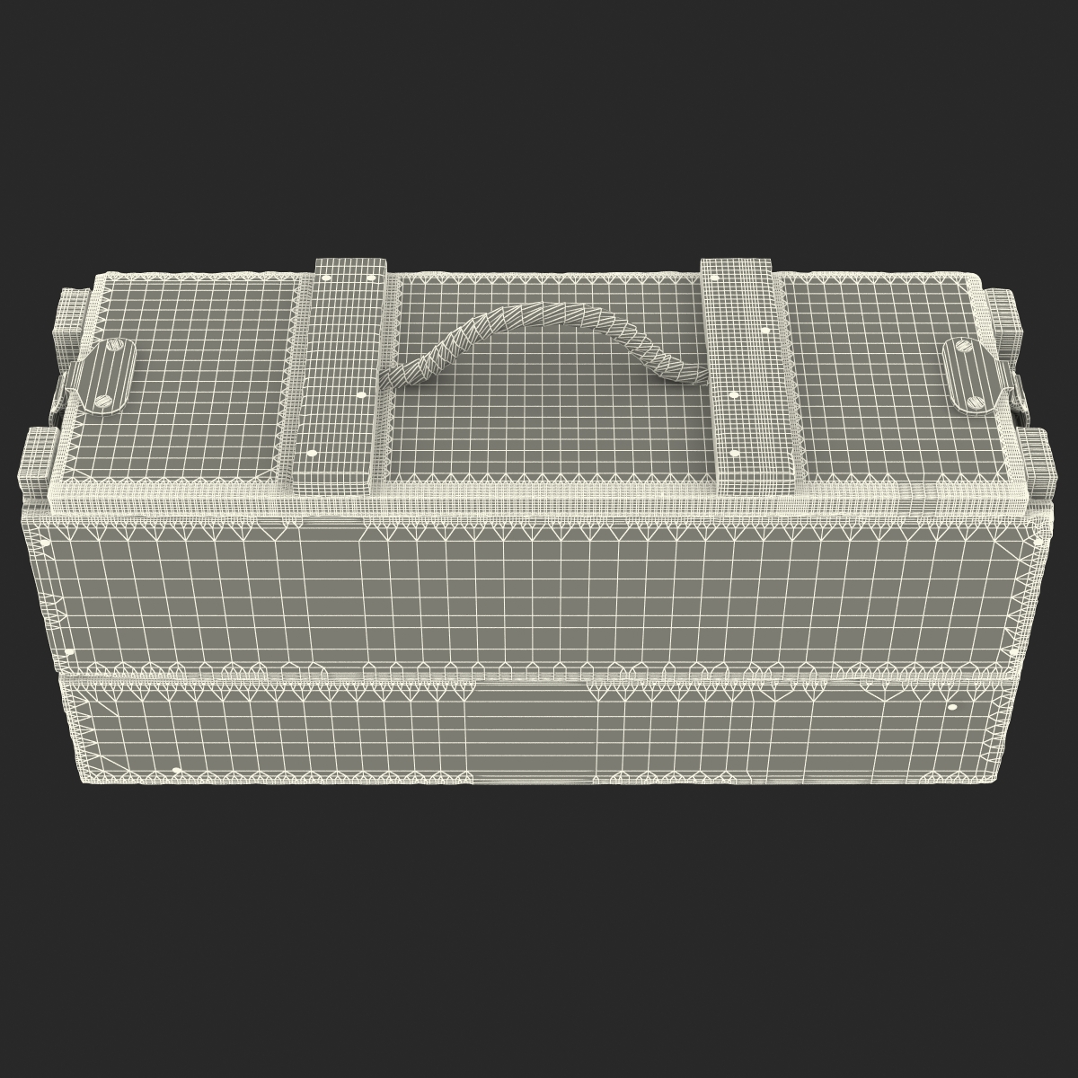 3D Ammo Crate Green