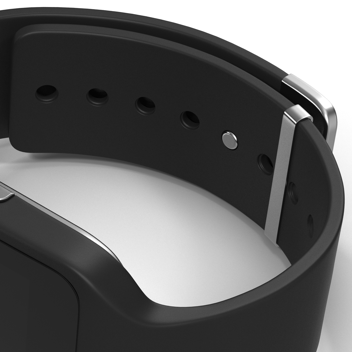 3D Sony SmartWatch 3 Black model