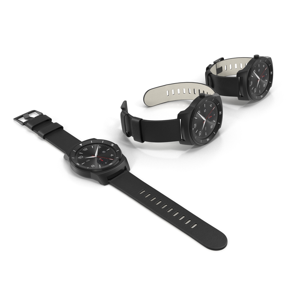 3D LG G Watch R Set