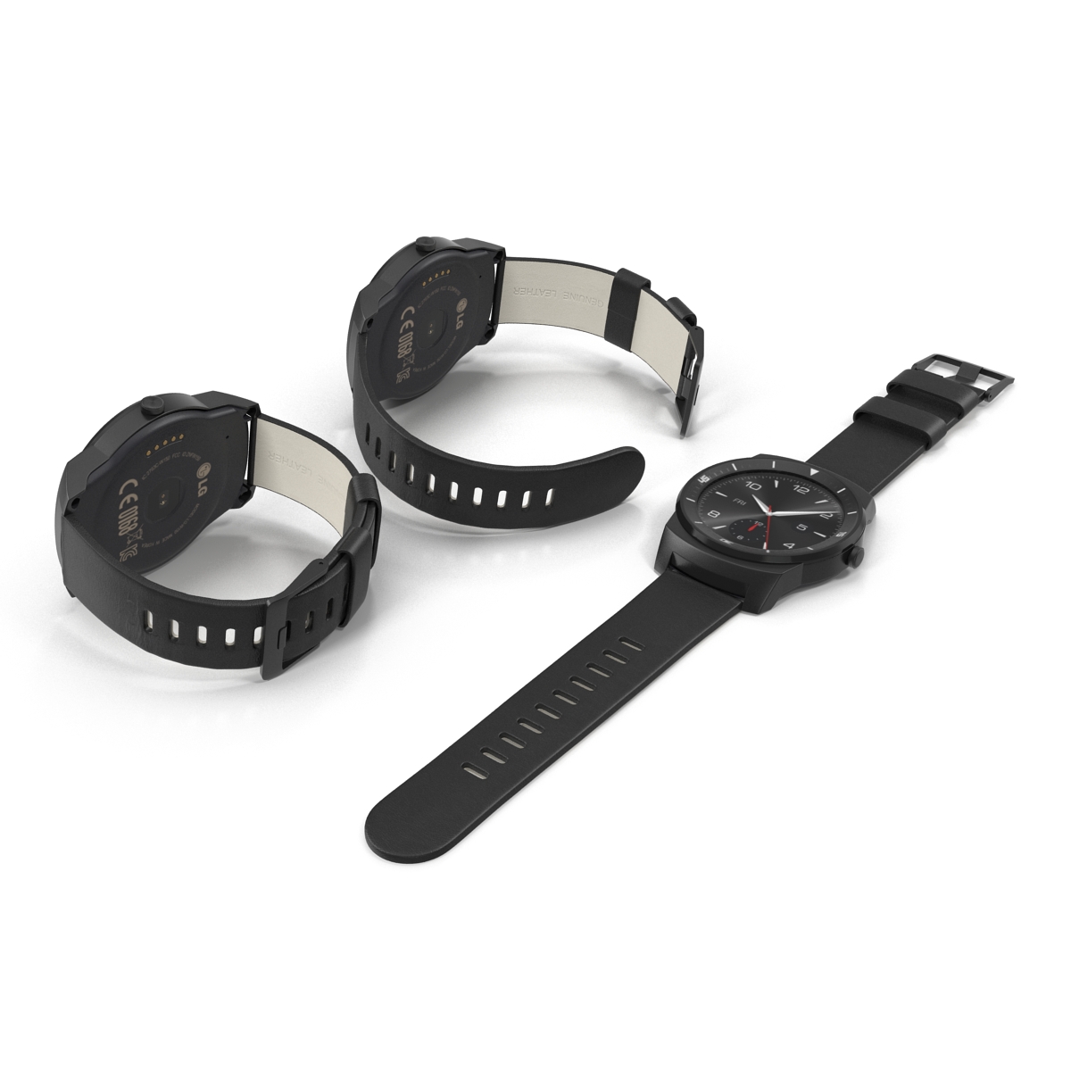 3D LG G Watch R Set