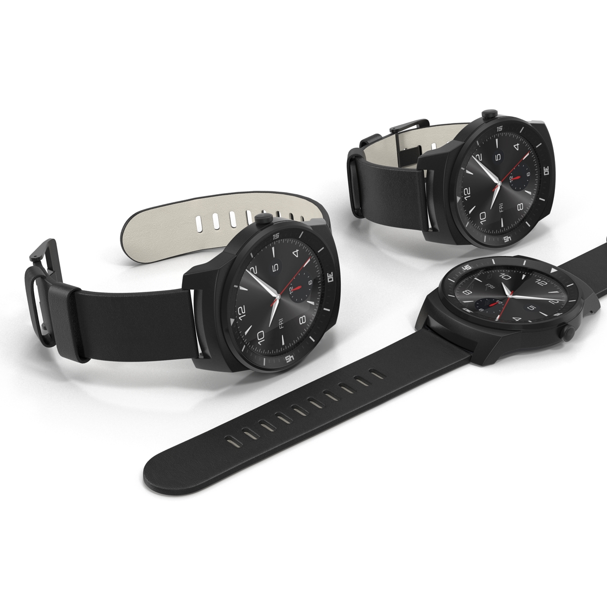 3D LG G Watch R Set