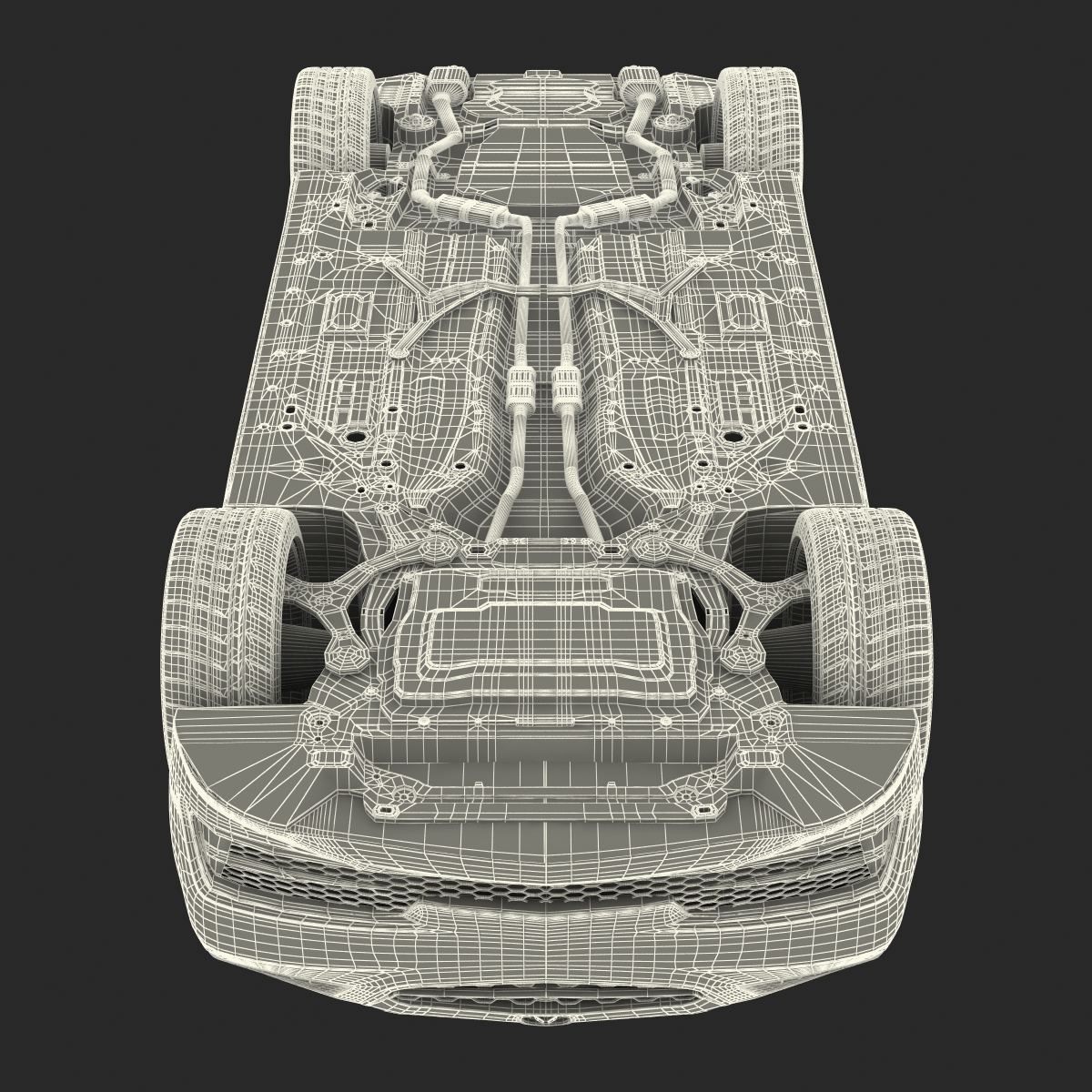 3D Acura TLX 2015 Rigged