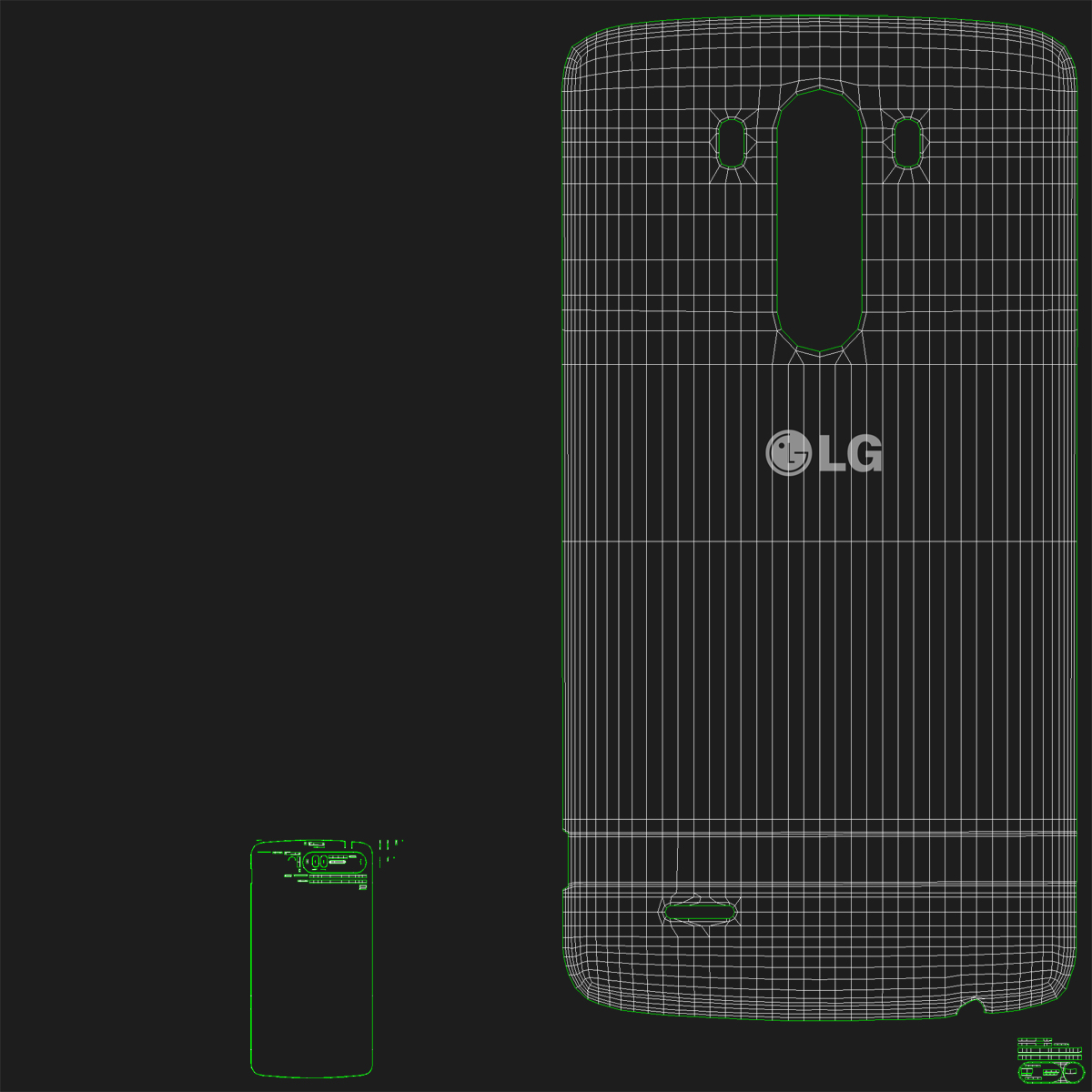 LG G3 Set 3D model