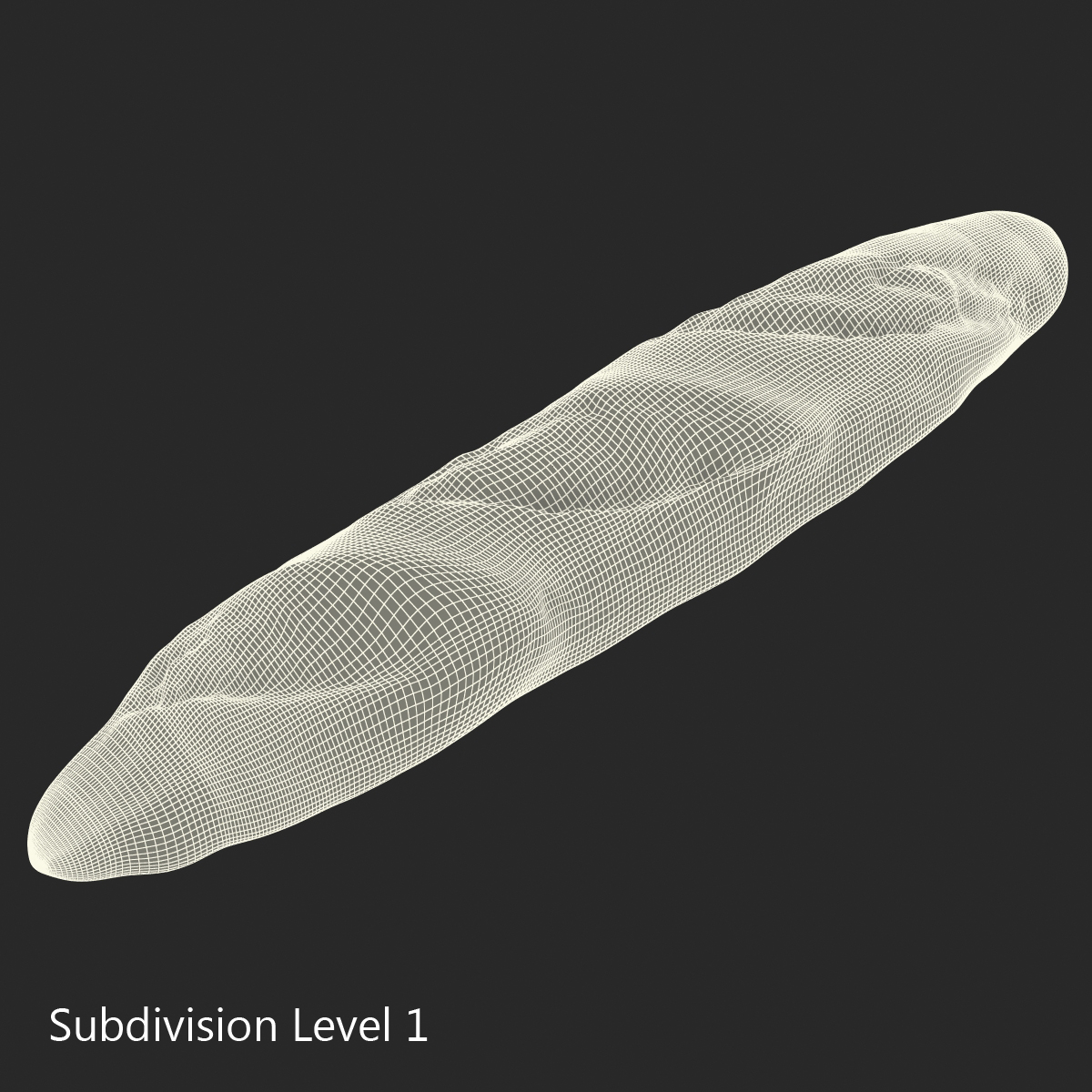 3D model Baguette