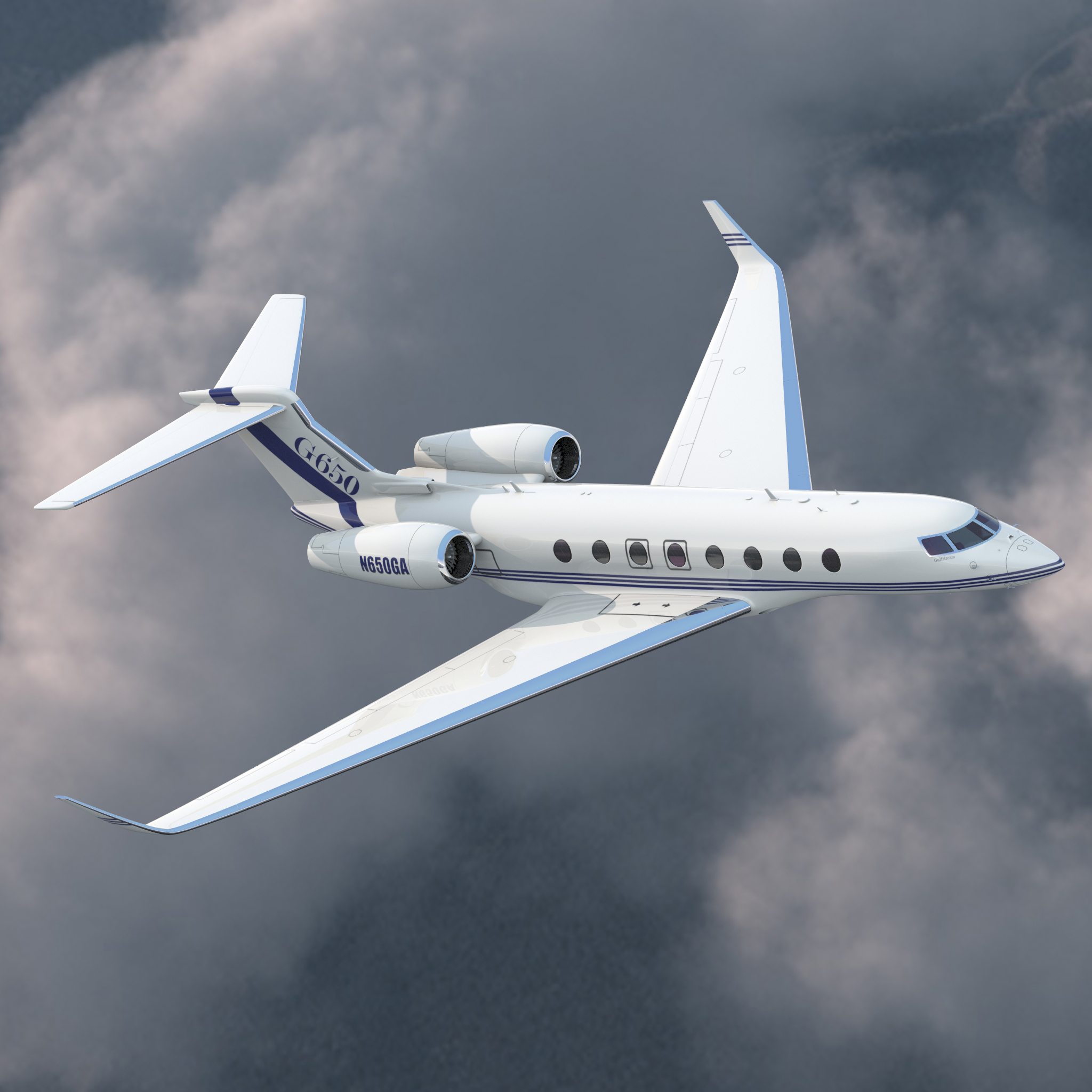 3D model Gulfstream G650