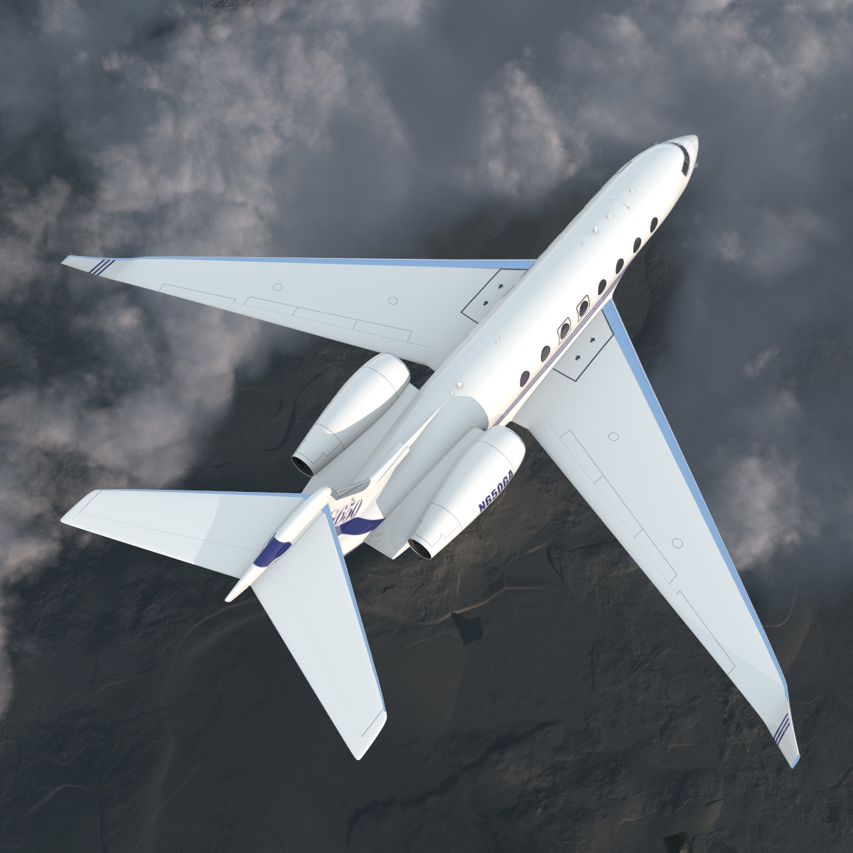 3D model Gulfstream G650