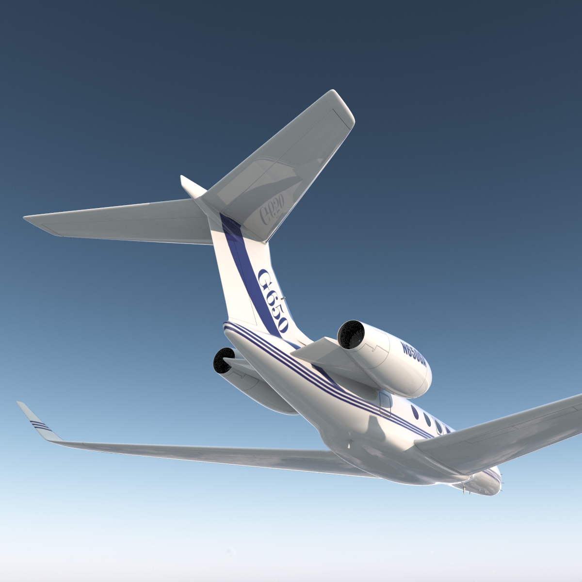 3D model Gulfstream G650