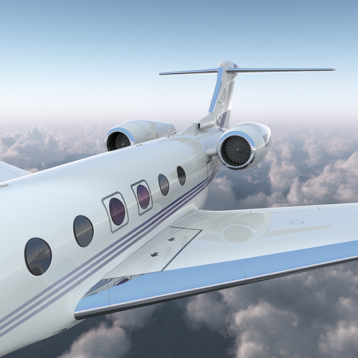 3D model Gulfstream G650