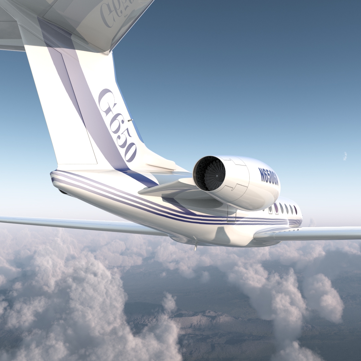 3D model Gulfstream G650