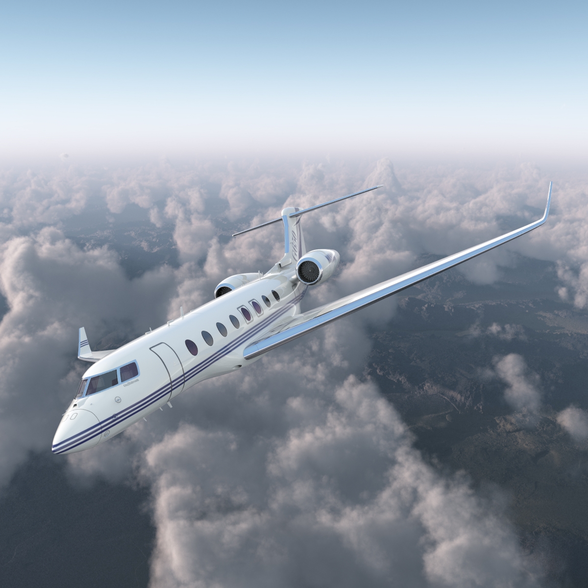 3D model Gulfstream G650