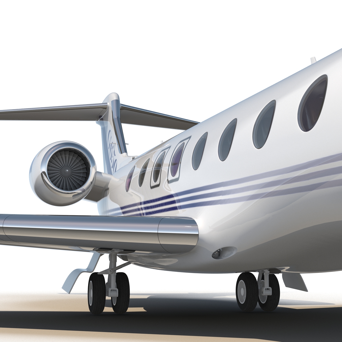 Gulfstream G650 Rigged 3D