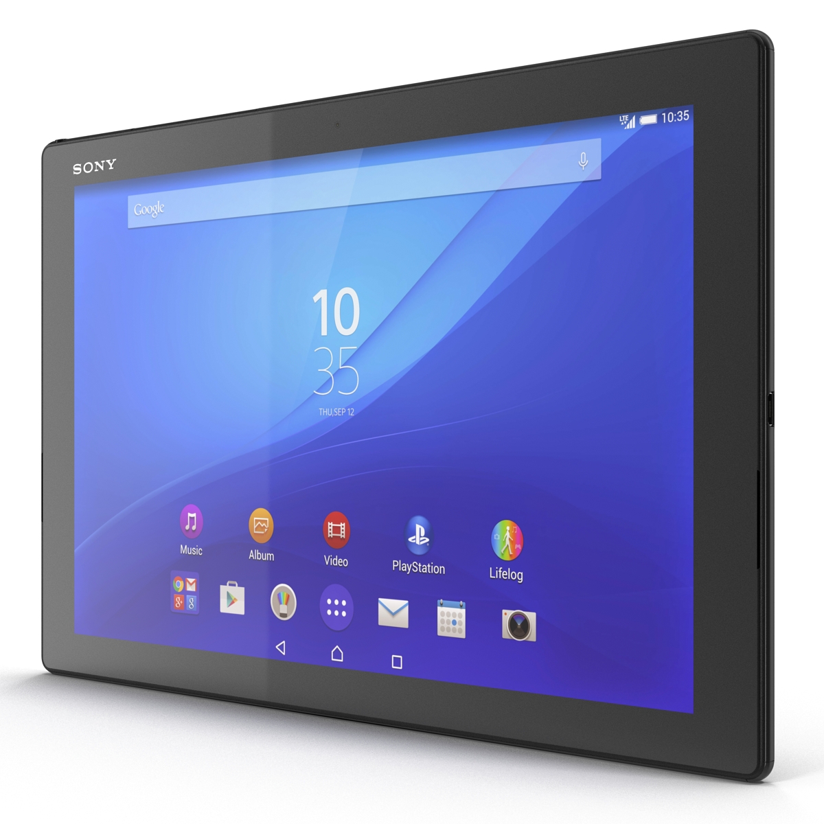 Sony Xperia Z4 Tablet Black 3D