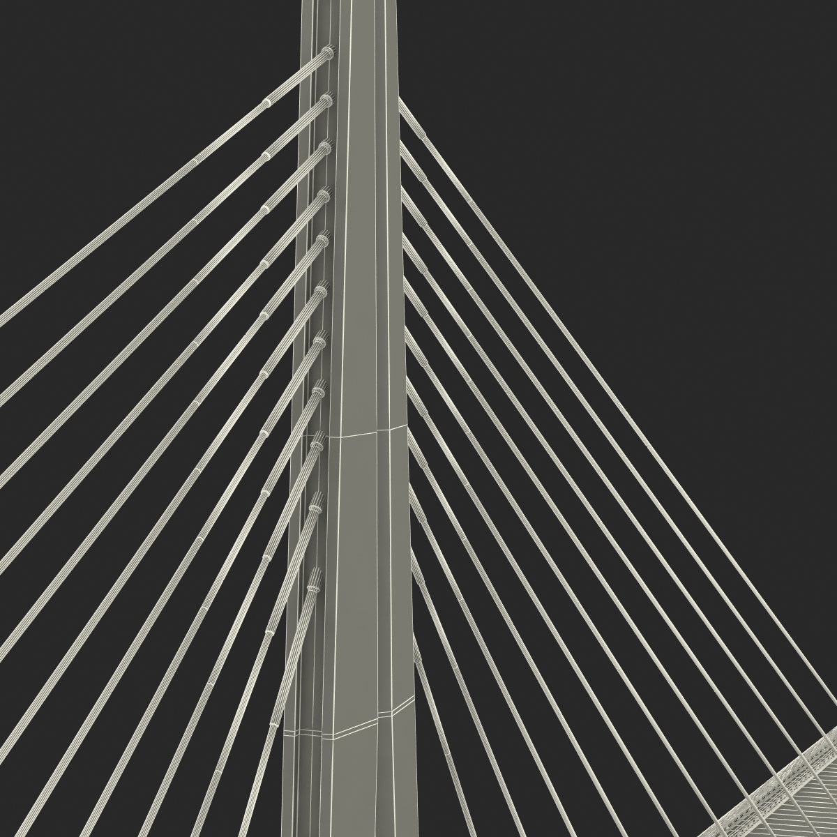 3D Millau Viaduct Bridge France model