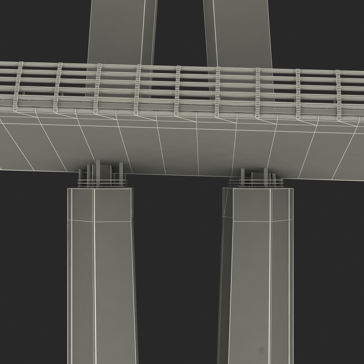 3D Millau Viaduct Bridge France model