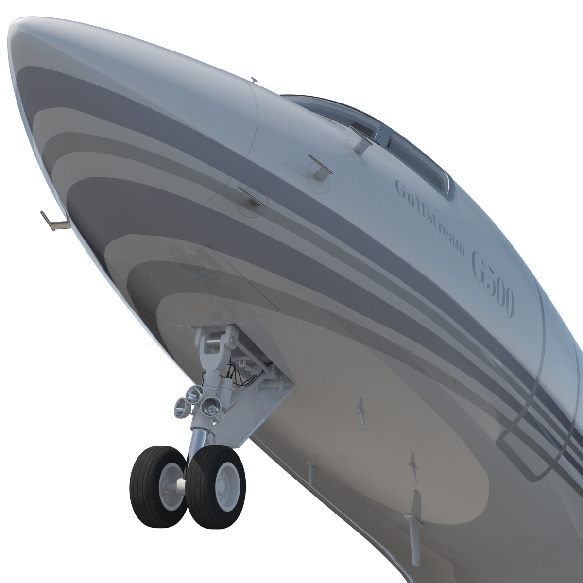 3D model Business Jet Gulfstream G500 Rigged