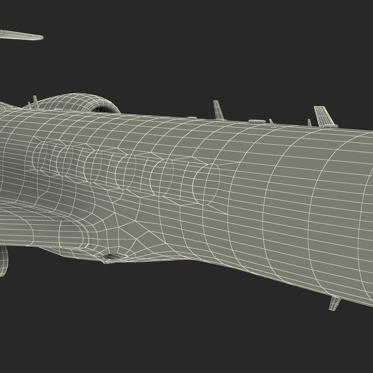 3D model Business Jet Gulfstream G500 Rigged