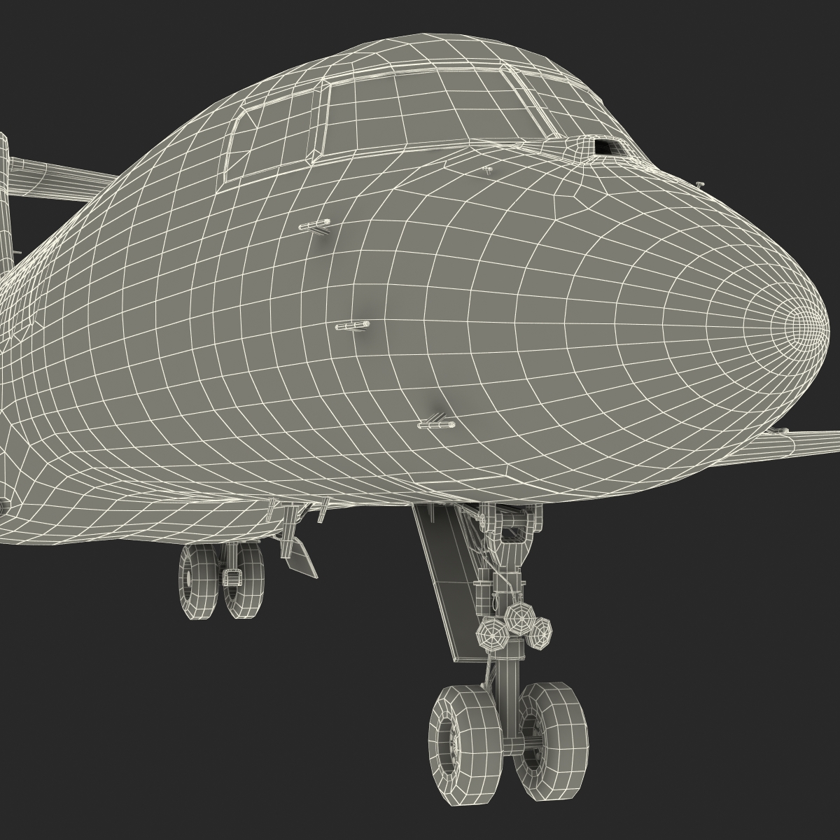 3D model Business Jet Gulfstream G500 Rigged