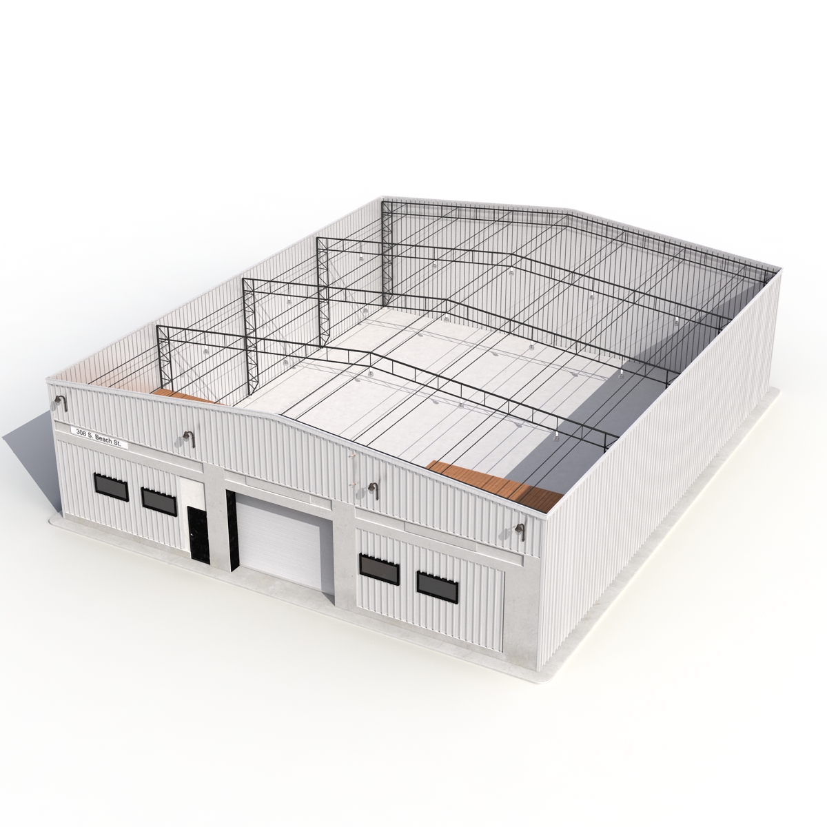 3D model Warehouse Building 2