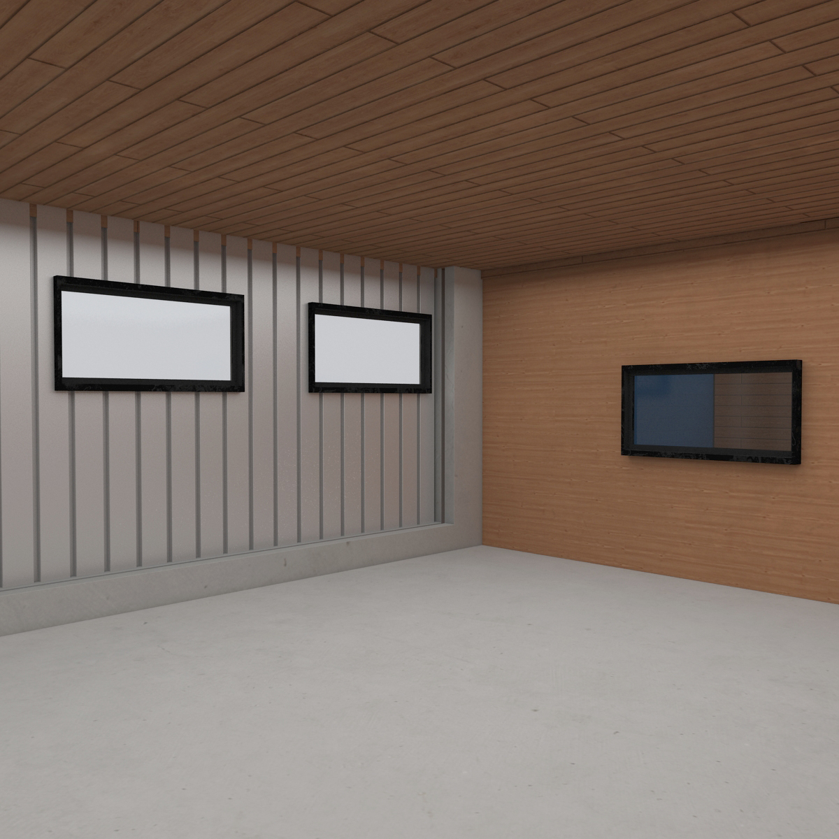 3D model Warehouse Building 2 Blue