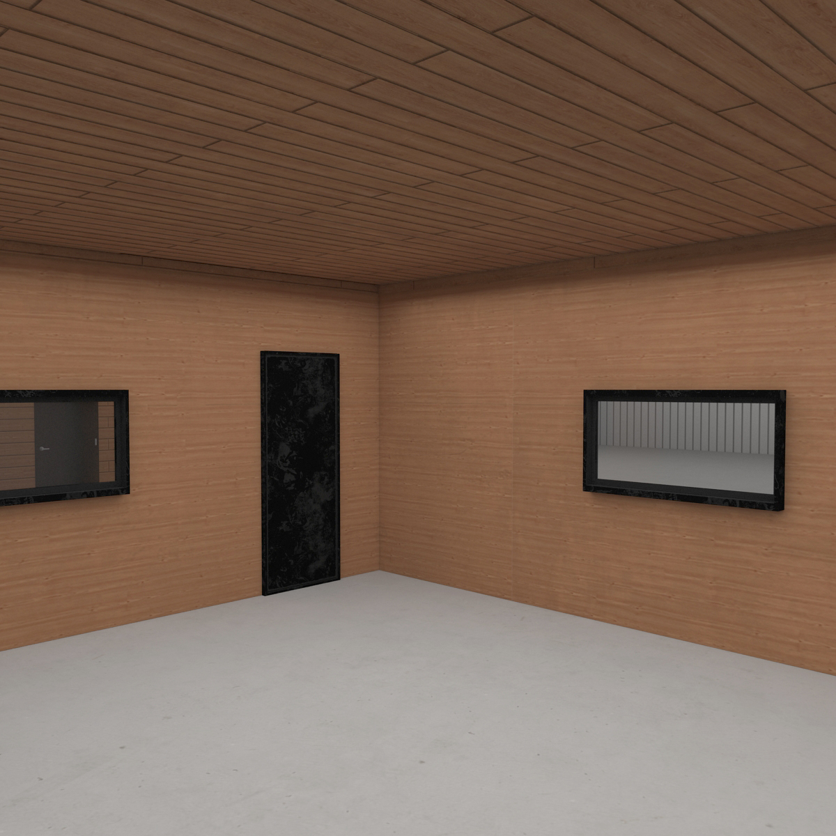 3D model Warehouse Building 2 Blue