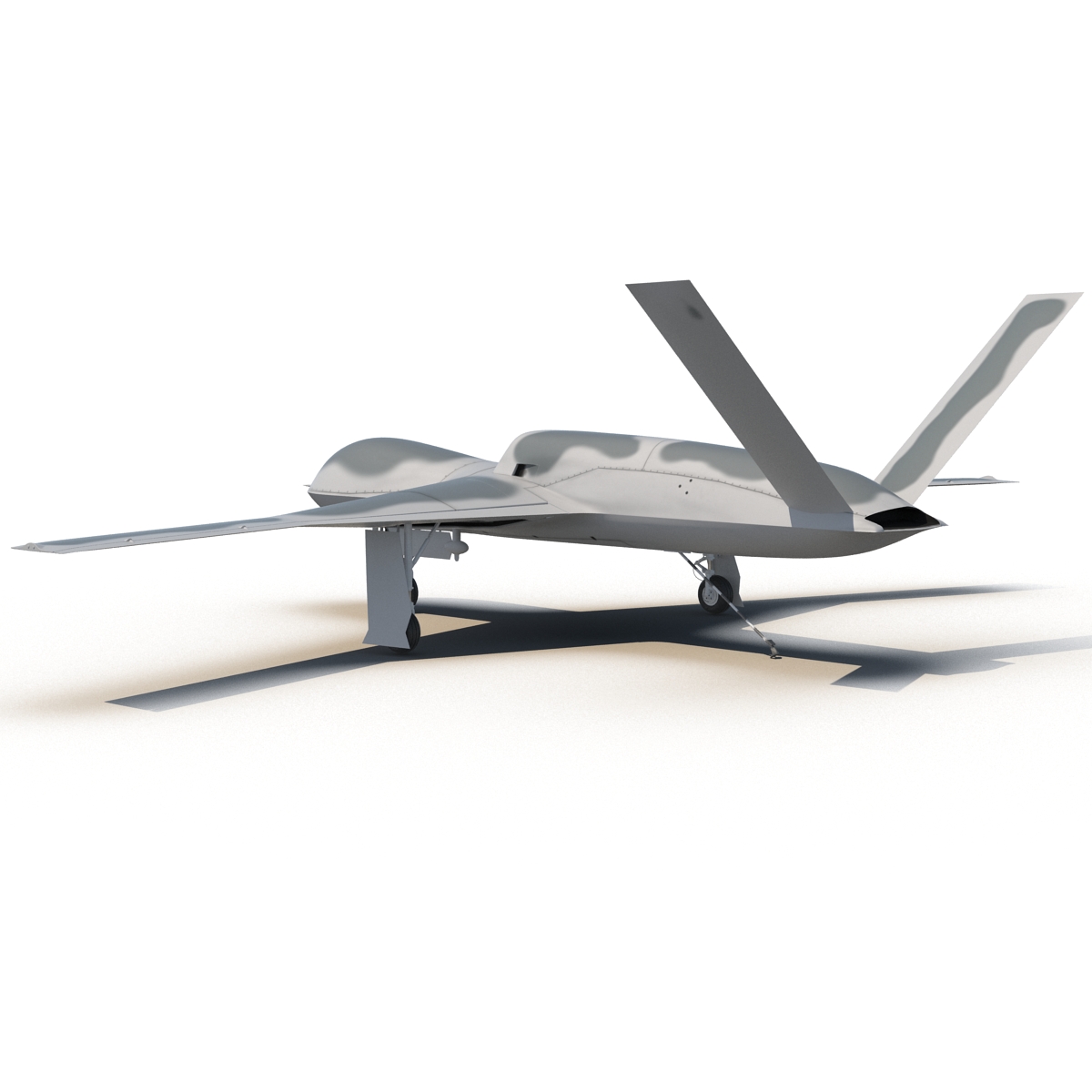 General Atomics Avenger UAV Rigged 3D model