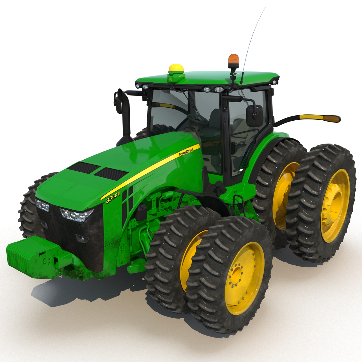 Tractor John Deere 8RT 3D