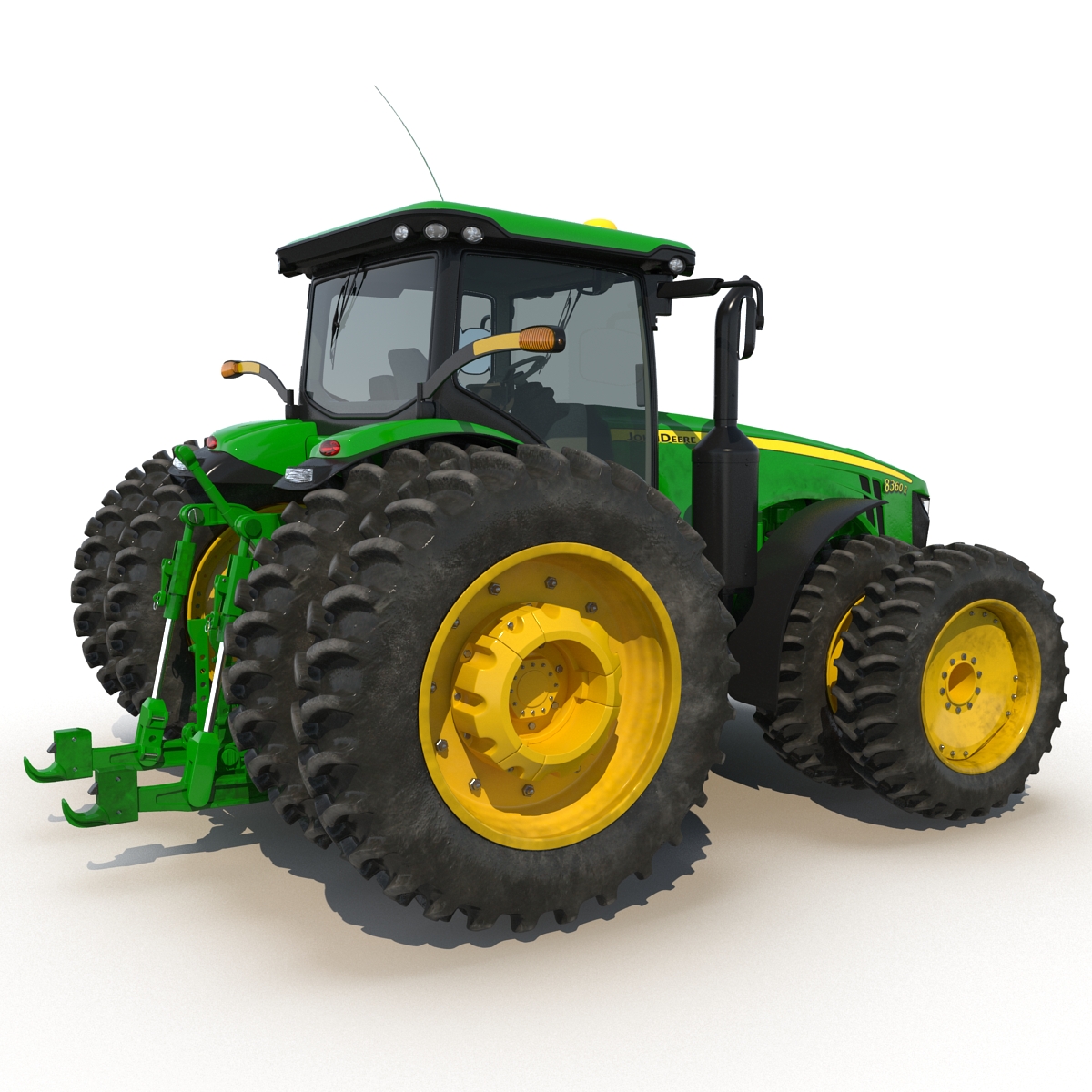 Tractor John Deere 8RT 3D